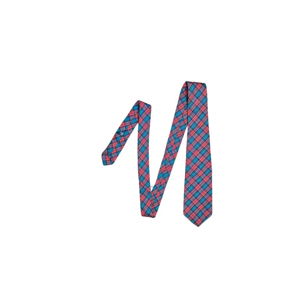 Vintage Andhurst Boy's Red and Green Checkered Tievvvvvvvvvvvvvvvvvvvvvvvvvvvvvv